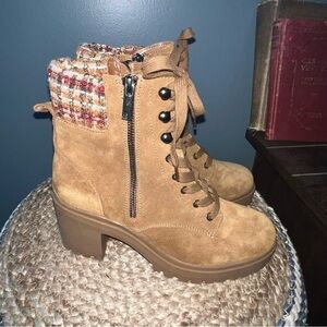 Steve Madden Jaydin-F Lace Up Ankle Boots